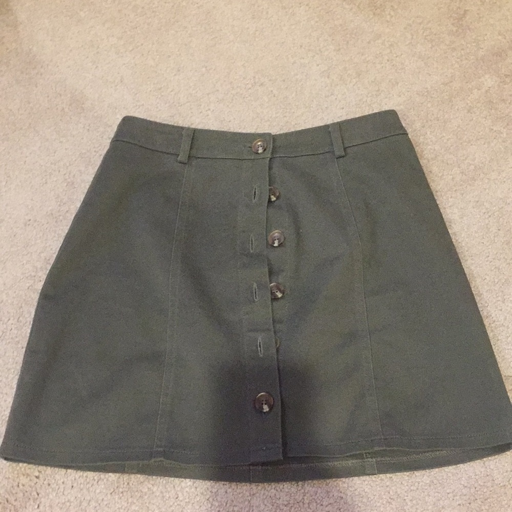 Army Green Skirt